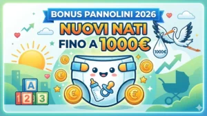 Bonus Pannolini 2026: Nuovi Nati fino a 1000 euro
