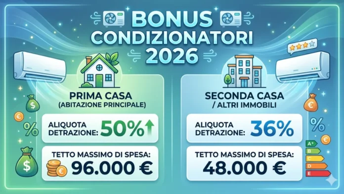 Bonus Condizionatori 2026: Fino al 50% di Sconto, Ecco Come