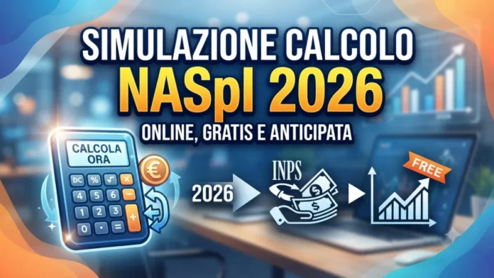 Simulazione Calcolo NASpI 2026 Online, Gratis e Anticipata Simulazione Calcolo NASpI 2026 Online, Gratis e Anticipata